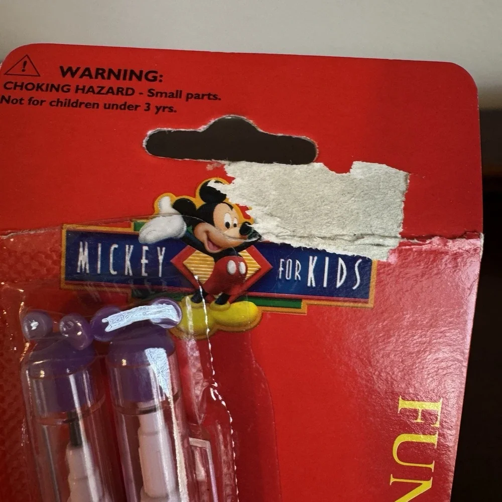 NOS Vintage Mickey For Kids Fun Club Pop Up Pencil With Eraser.  Taiwan